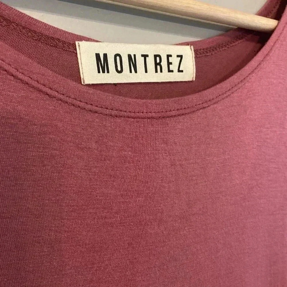 Mauve Pink Montrez Fringe Tank Top. Super Soft Boho Sz S/M - Picture 2 of 6